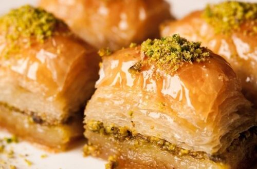 baklava poste de pistacho bulgaro comida de bulgaria